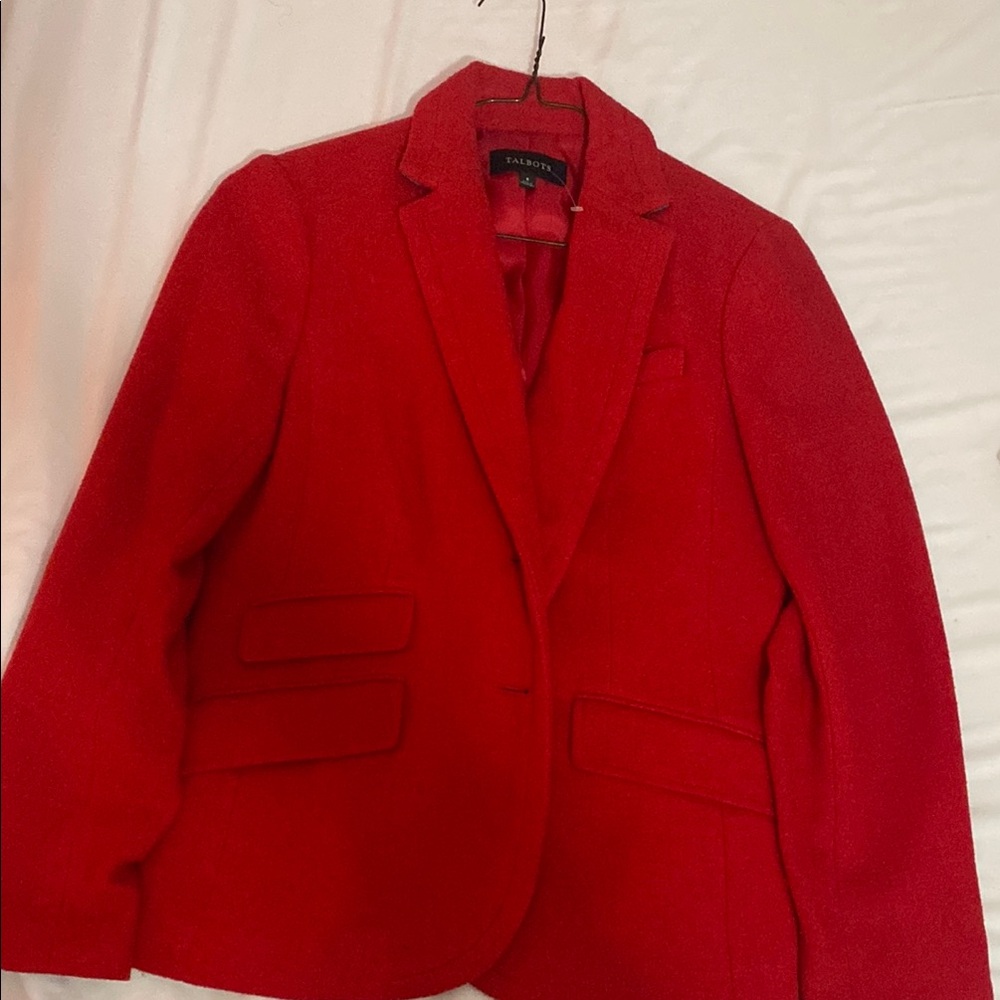 Red Women's Blazer